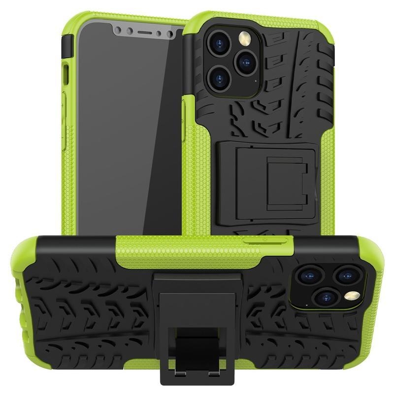 Kick tartós hibrid borítás iPhone 12 Pro/12 készülékhez - zöld