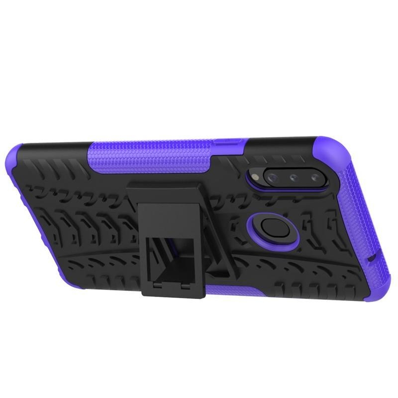 Kick tartós hibrid mobil tok Samsung Galaxy A20s készülékhez - lila