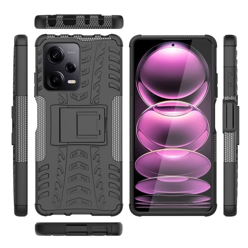 Kick tartós borító Xiaomi Redmi Note 12 Pro 5G/Poco X5 Pro 5G - fekete