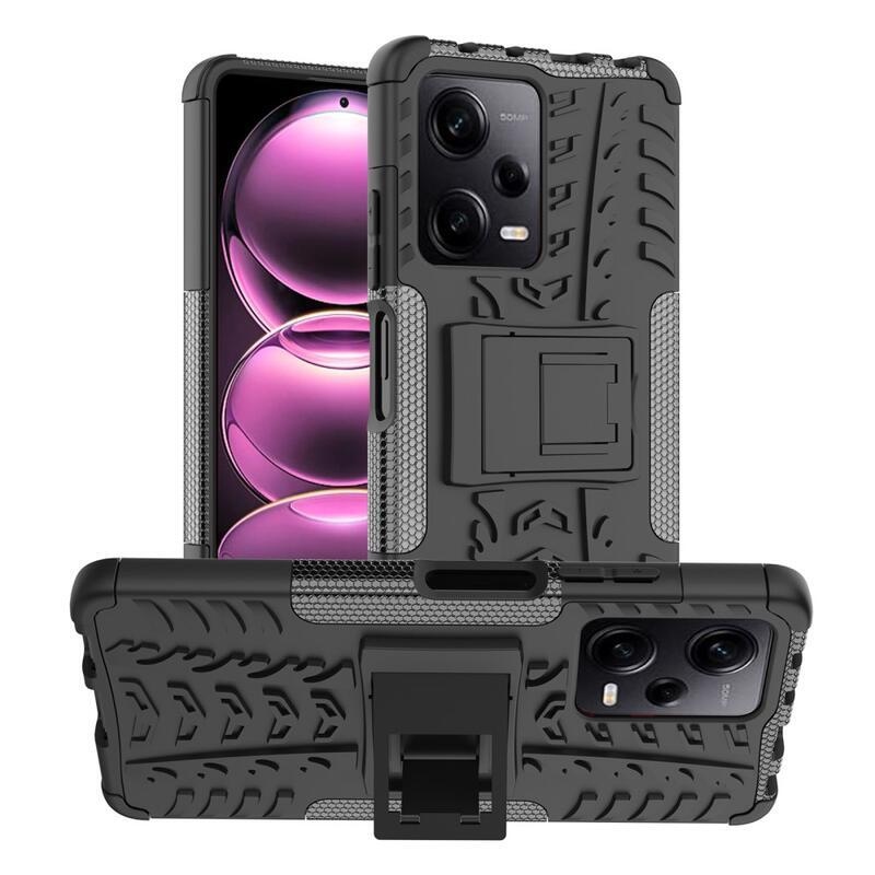Kick tartós borító Xiaomi Redmi Note 12 Pro 5G/Poco X5 Pro 5G - fekete