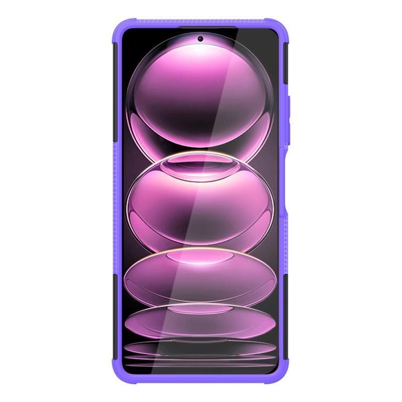 Rúgásálló borítás a Xiaomi Redmi Note 12 Pro 5G/Poco X5 Pro 5G számára - lila