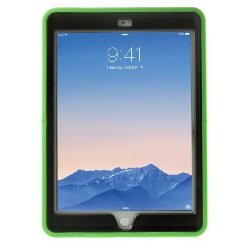 Kick tartós tok állvánnyal iPad Air 2 készülékhez - zöld