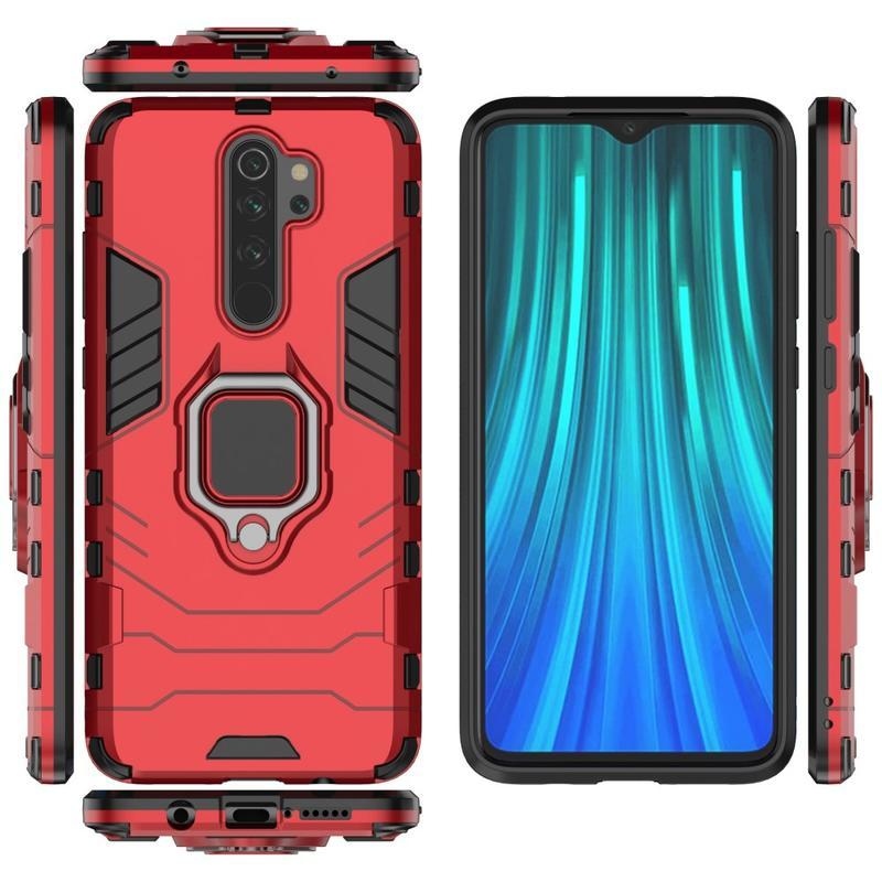 Guardy hibrid borító Xiaomi Redmi Note 8 Pro készülékhez - piros