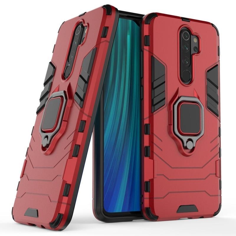 Guardy hibrid borító Xiaomi Redmi Note 8 Pro készülékhez - piros