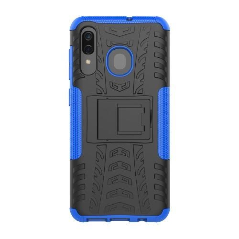 Kick hibrid tartós tok Samsung Galaxy A50 / A30 / A30s / A20 készülékhez - kék