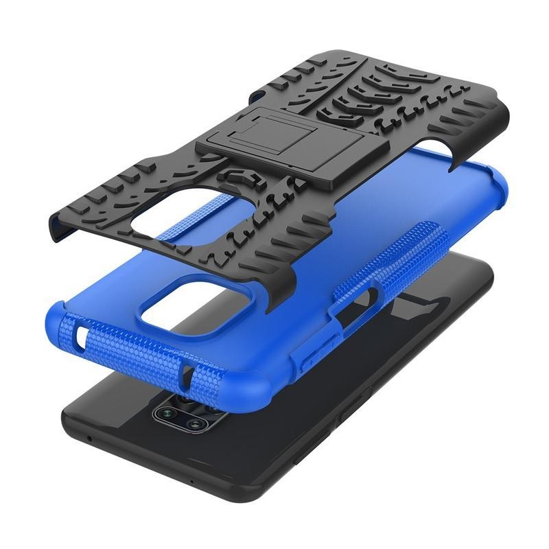 Kick tartós hibrid borító Xiaomi Redmi Note 9 Pro/Note 9S - kék
