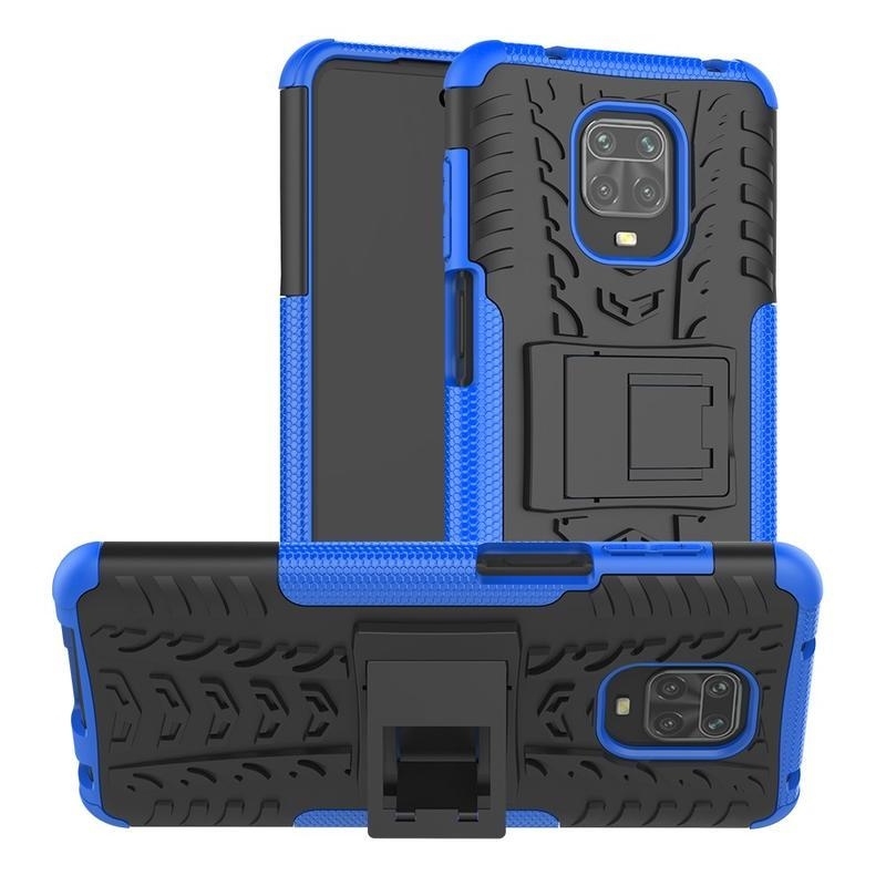 Kick tartós hibrid borító Xiaomi Redmi Note 9 Pro/Note 9S - kék
