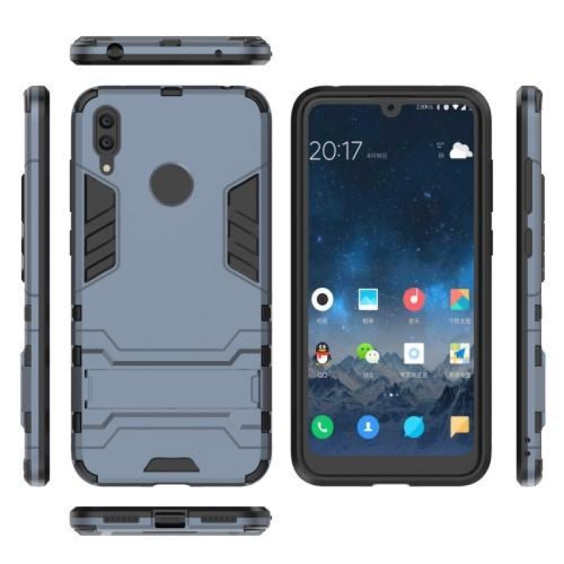 Guard tartós hibrid mobiltok Huawei Y7 (2019) - szürke