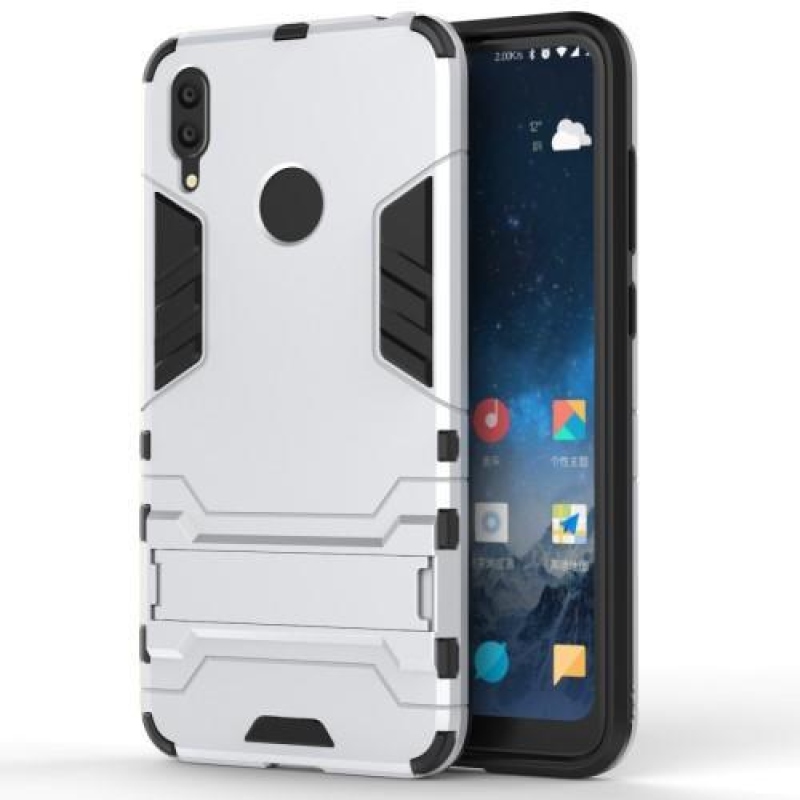 Guard tartós hibrid mobil tok Huawei Y7 (2019) - ezüst