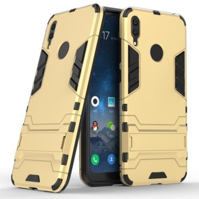 Guard tartós hibrid mobil tok Huawei Y7 (2019) - arany színű