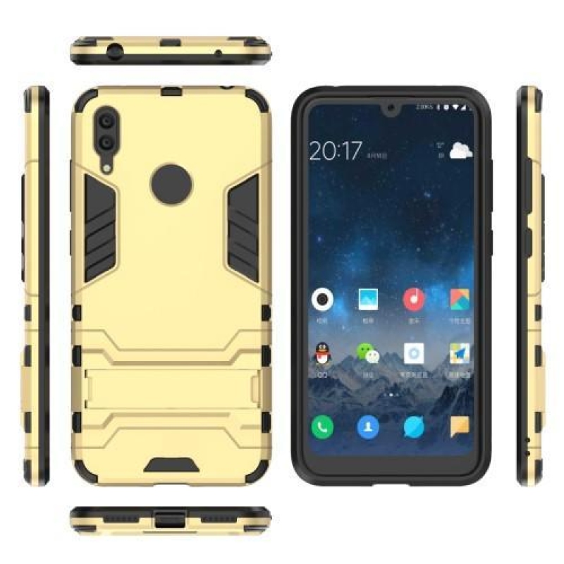 Guard tartós hibrid mobil tok Huawei Y7 (2019) - arany színű
