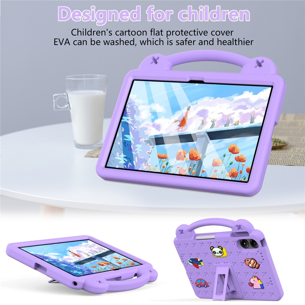 Xiaomi Redmi Pad 2 Pro gyerekeknek készült tartós táblagép tok - lila