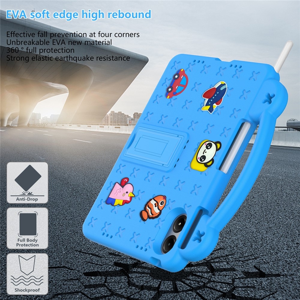 Xiaomi Redmi Pad 2 Pro gyerekeknek való tartós táblagép tok - világoskék