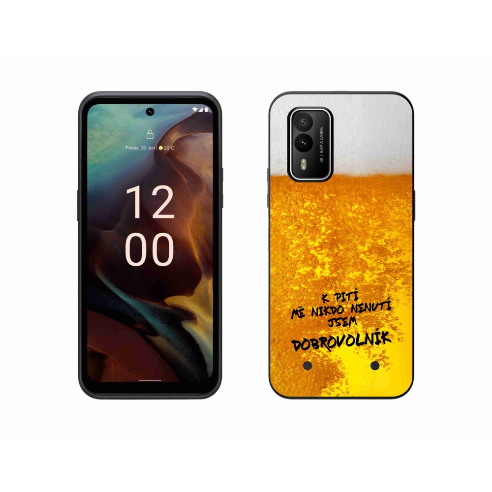 Zselés borítás mmCase a Nokia XR21 készülékhez - sör motívum 4