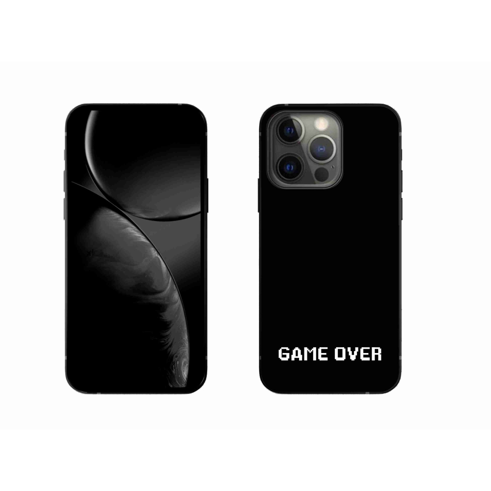 Zselés borítás mmCase iPhone 13 Pro 6.1 készülékhez - játék fekete háttéren