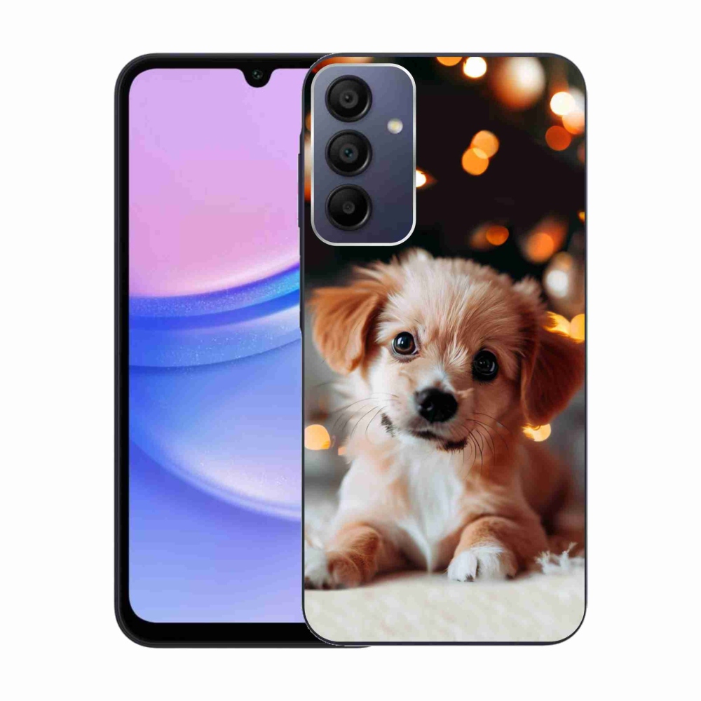 Gél borítás mmCase Samsung Galaxy A15 4G/5G - kölyökkutyakékhez