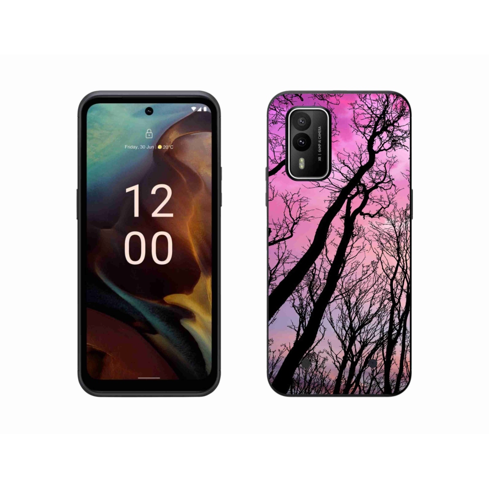 Gél tok mmCase a Nokia XR21 készülékhez - kidőlt fák