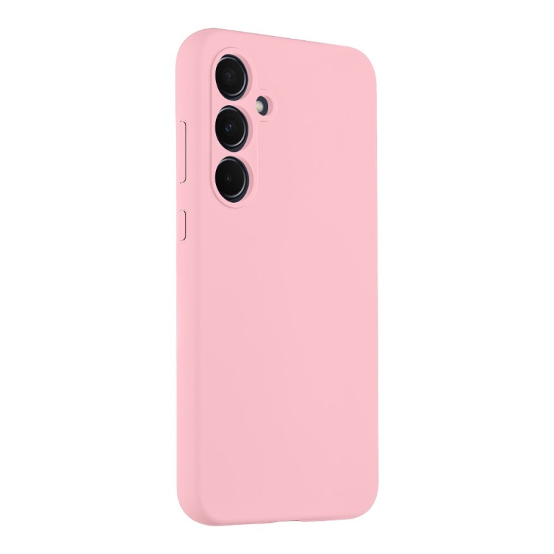 Taktikai bársony Smoothie borító Samsung Galaxy A55 5G rózsaszín párduchoz