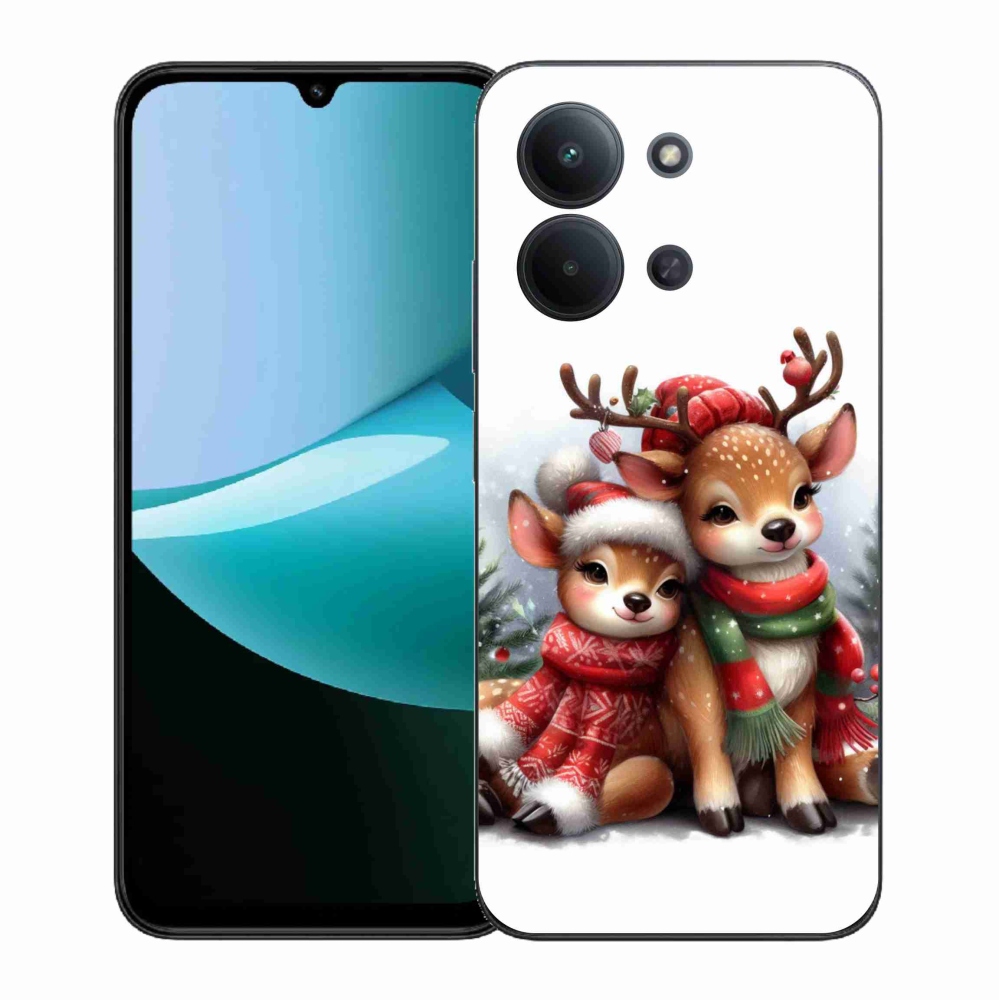 Gél borítás mmCase a Xiaomi Redmi 15C 4G (171mm)/Poco C85 4G (171mm) - karácsonyi rénszarvashoz