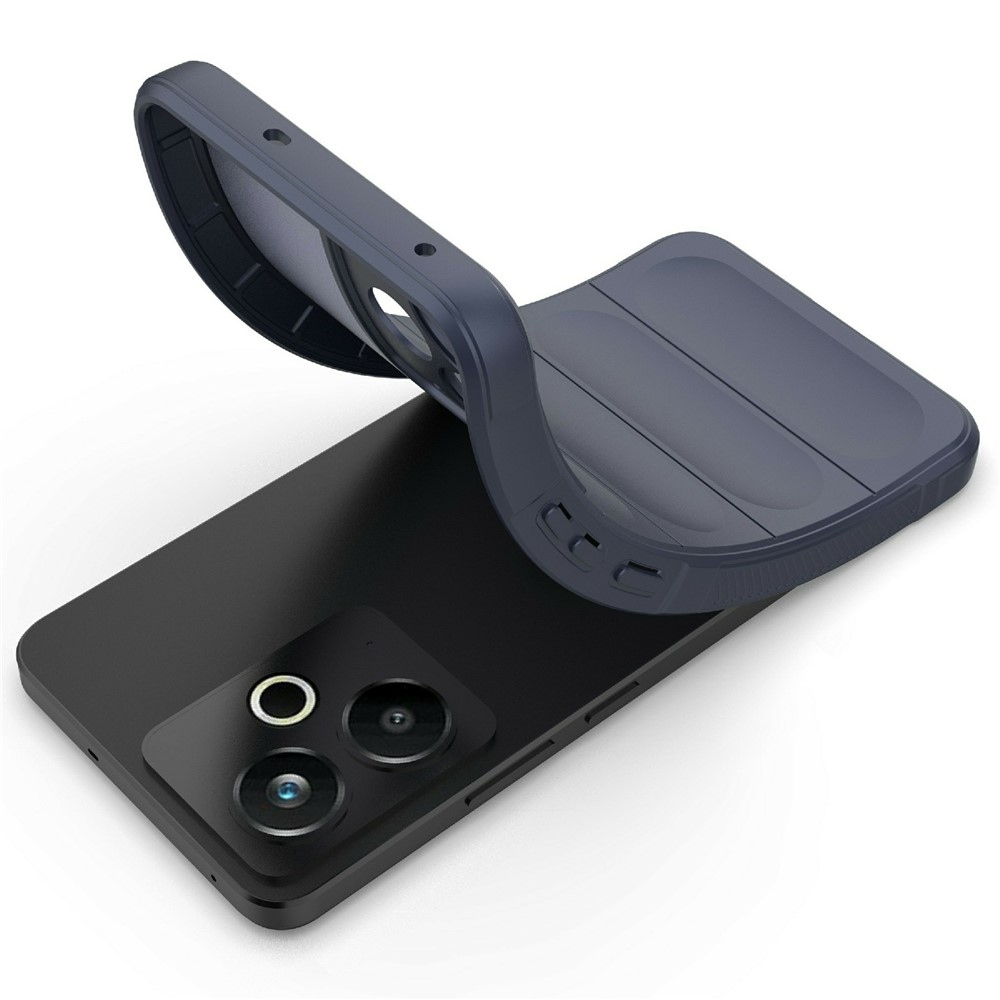 Rugg tartós zselés tok a Realme 14T 5G készülékhez - sötétkék