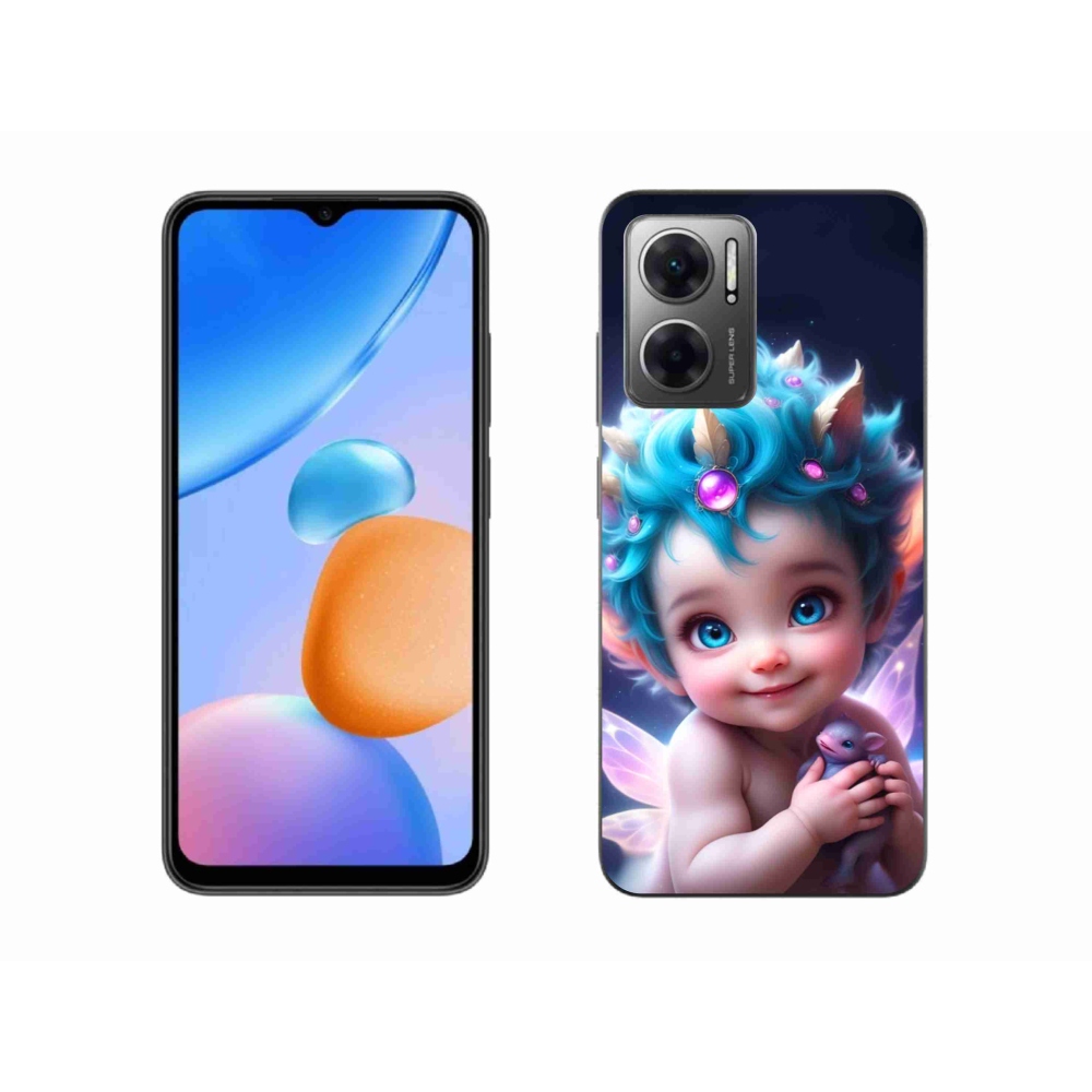 Gél borító mmCase a Xiaomi Redmi 10 5G-hez - baba pillangószárnyakkal