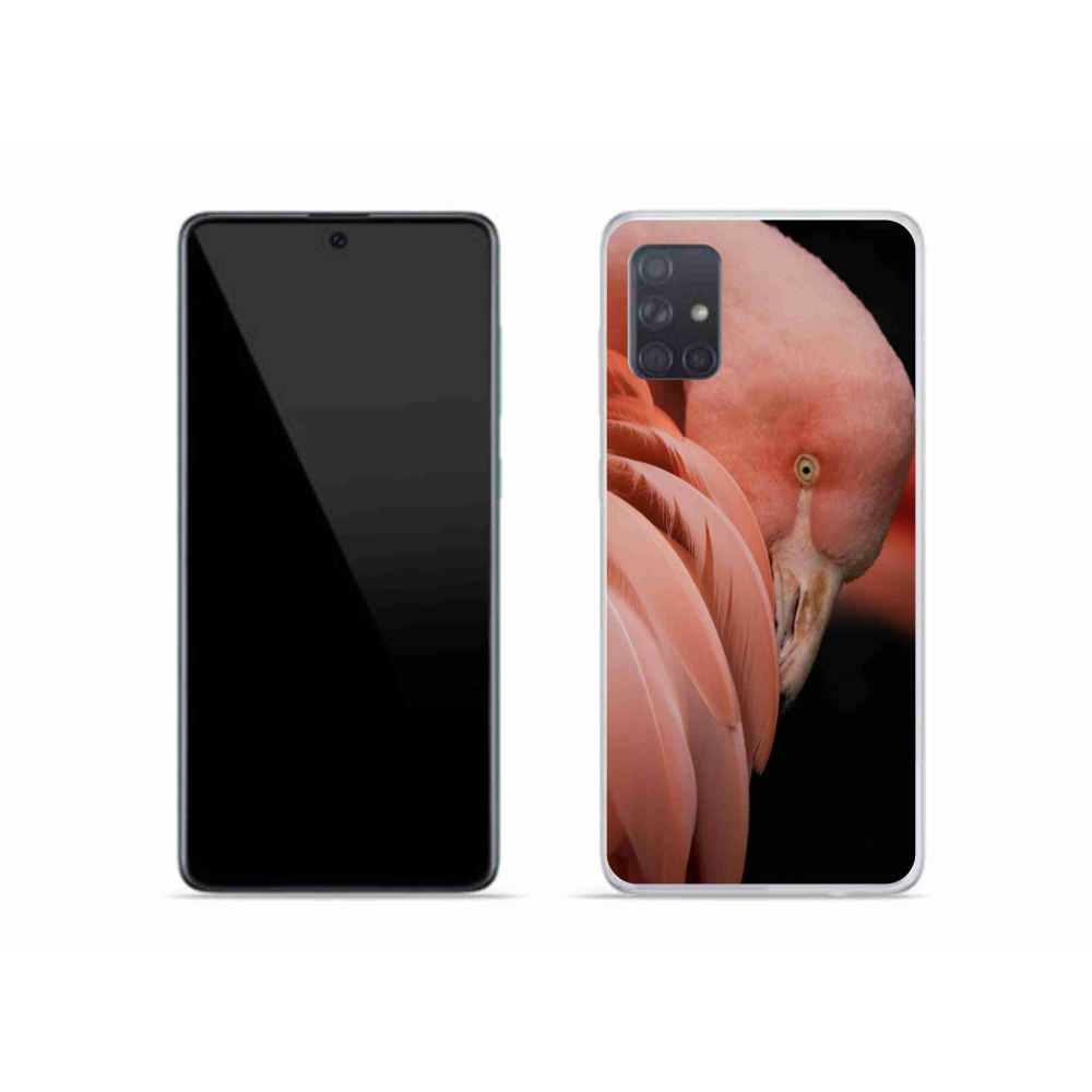 Gél védőhuzat mmCase Samsung Galaxy A51 - flamingó 3