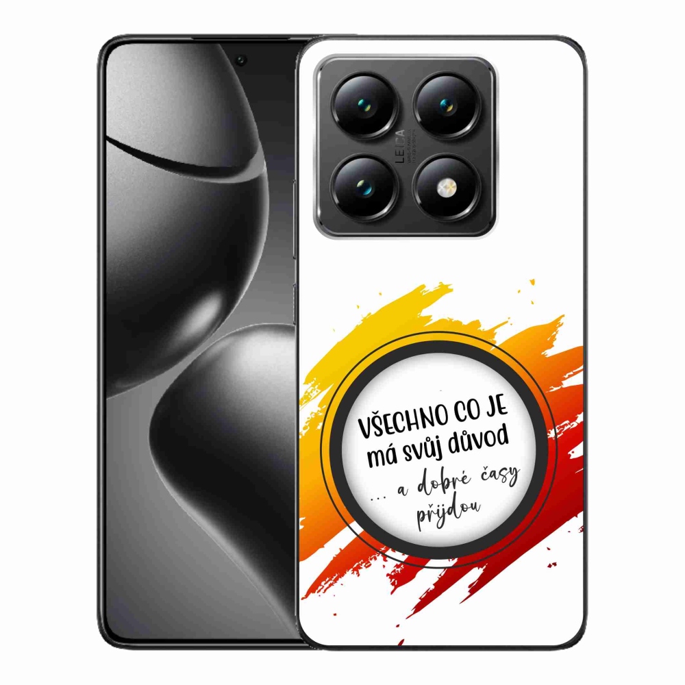Gél borítás mmCase a Xiaomi 14T-hez - idézem 3 fehér háttér