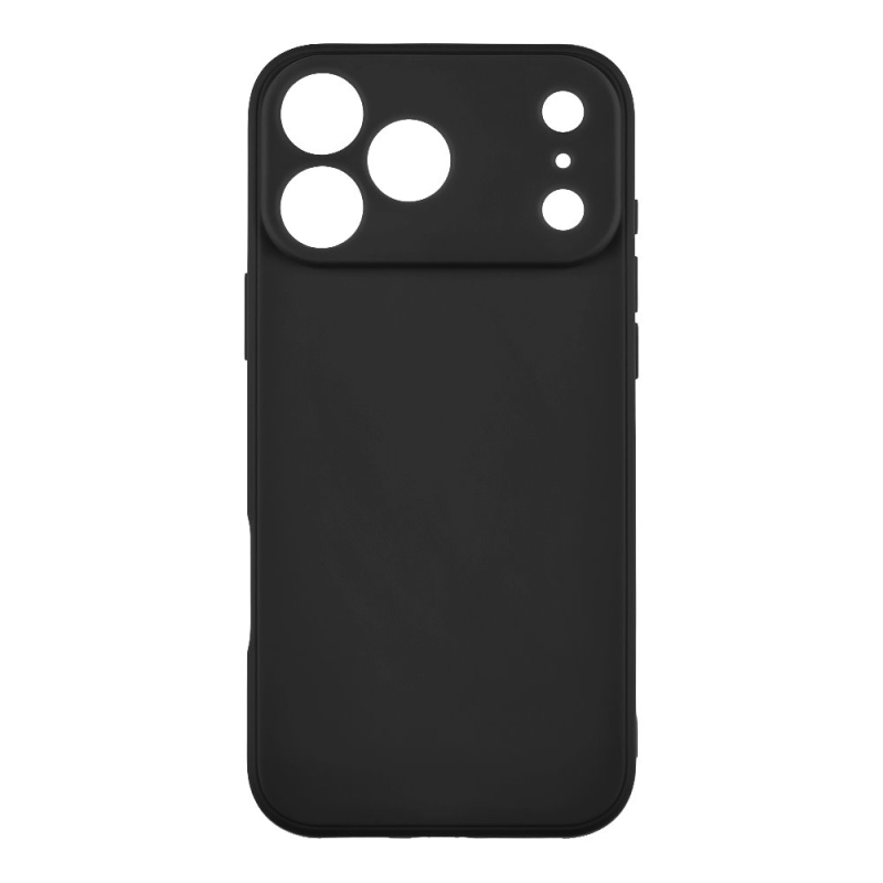 COVER:ME matt TPU borítás Apple iPhone 17 Pro Max fekete színű készülékhez
