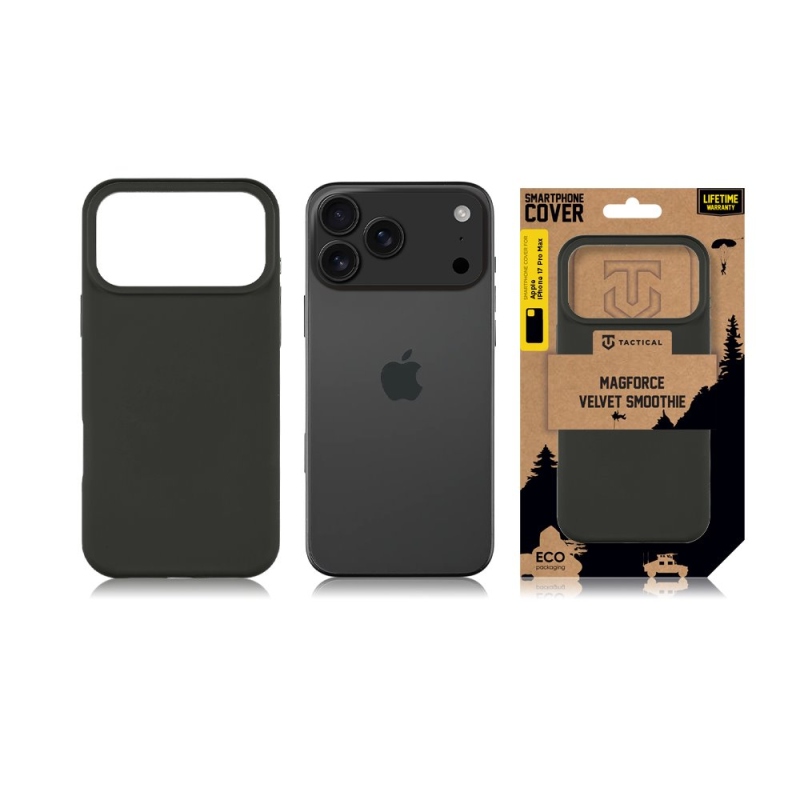 Taktikai MagForce bársony Smoothie borító az Apple iPhone 17 Pro Max Bazooka készülékhez