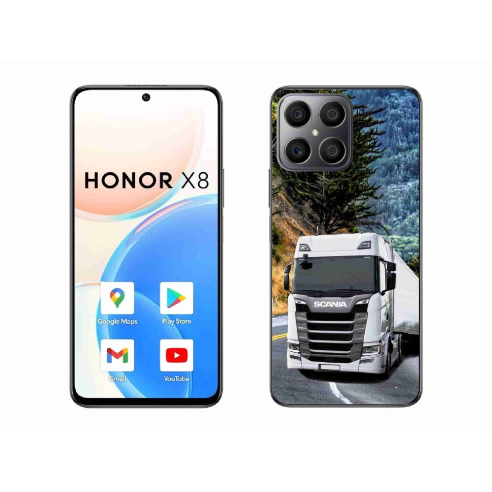 Zselés borítás mmCase a Honor X8-hoz - teherautó 1