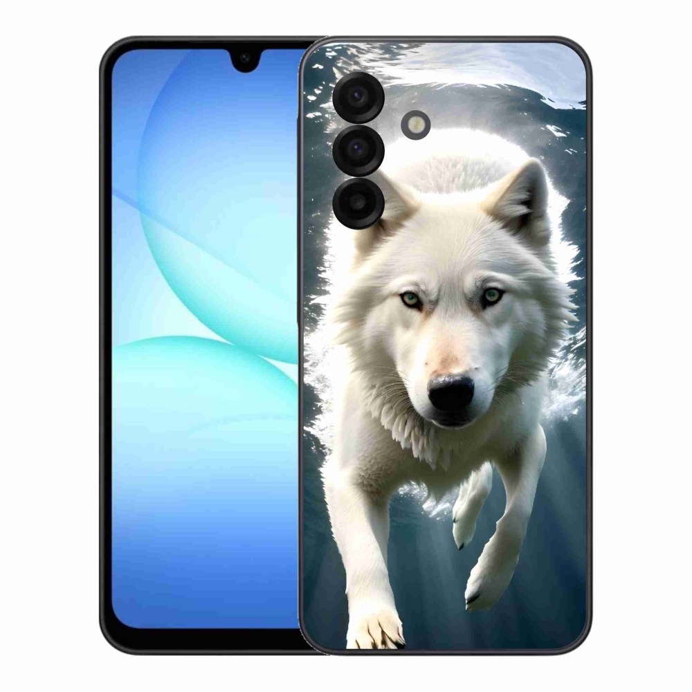Gél védőhuzat mmCase Samsung Galaxy A17 5G - fehér farkas