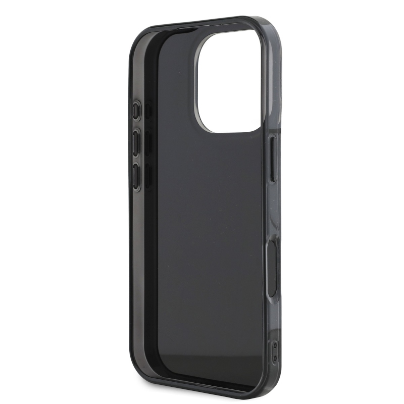 AMG Carbon Pattern hátlap iPhone 16 Pro Max fekete színű hátlaphoz