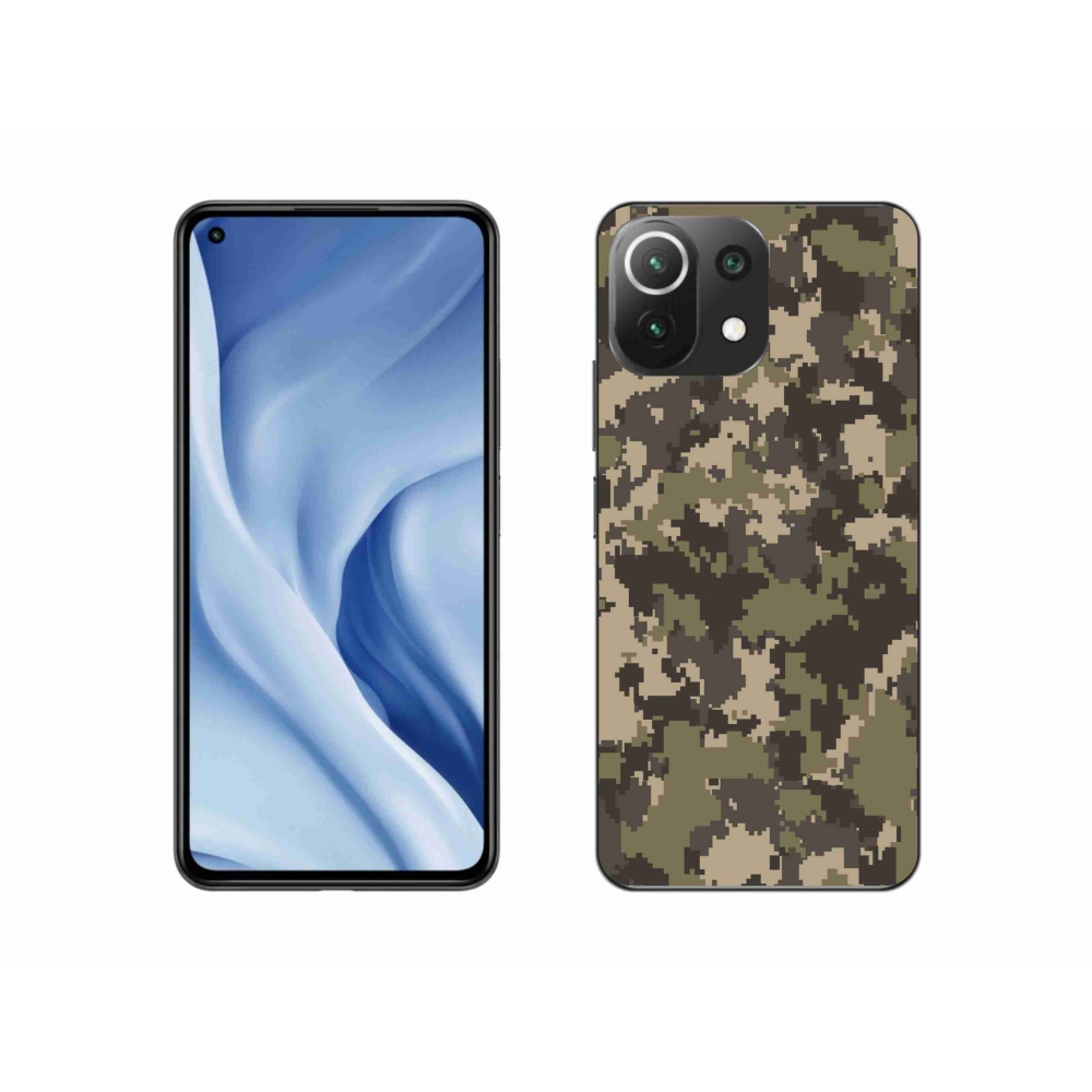 Gél borítás mmCase a Xiaomi Mi 11 Lite 4G/5G-hez - terepszínű minta 12