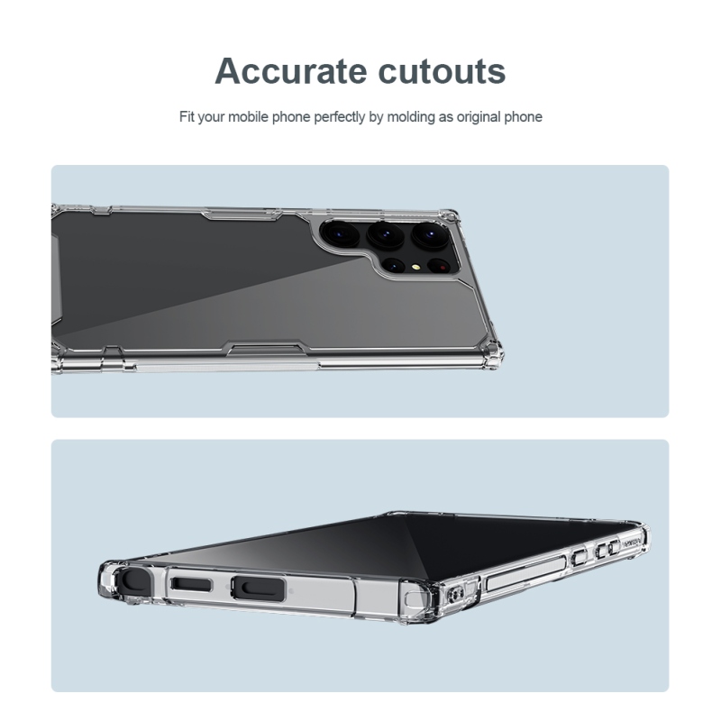 Nillkin Nature TPU PRO borító Samsung Galaxy S23 Ultra - Átlátszó