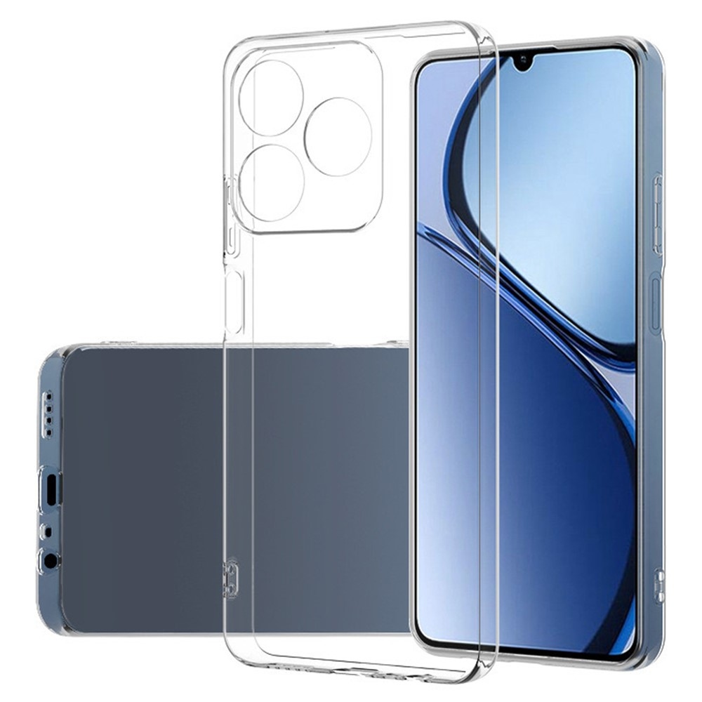 Átlátszó zselés tok a Realme C63 készülékhez - átlátszó