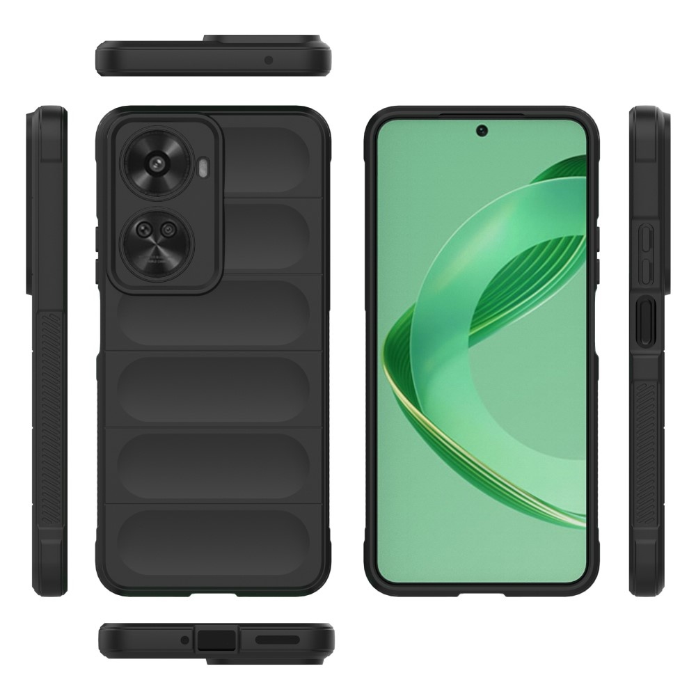 Rugg tartós zselés tok Huawei Nova 12 SE-hez - fekete
