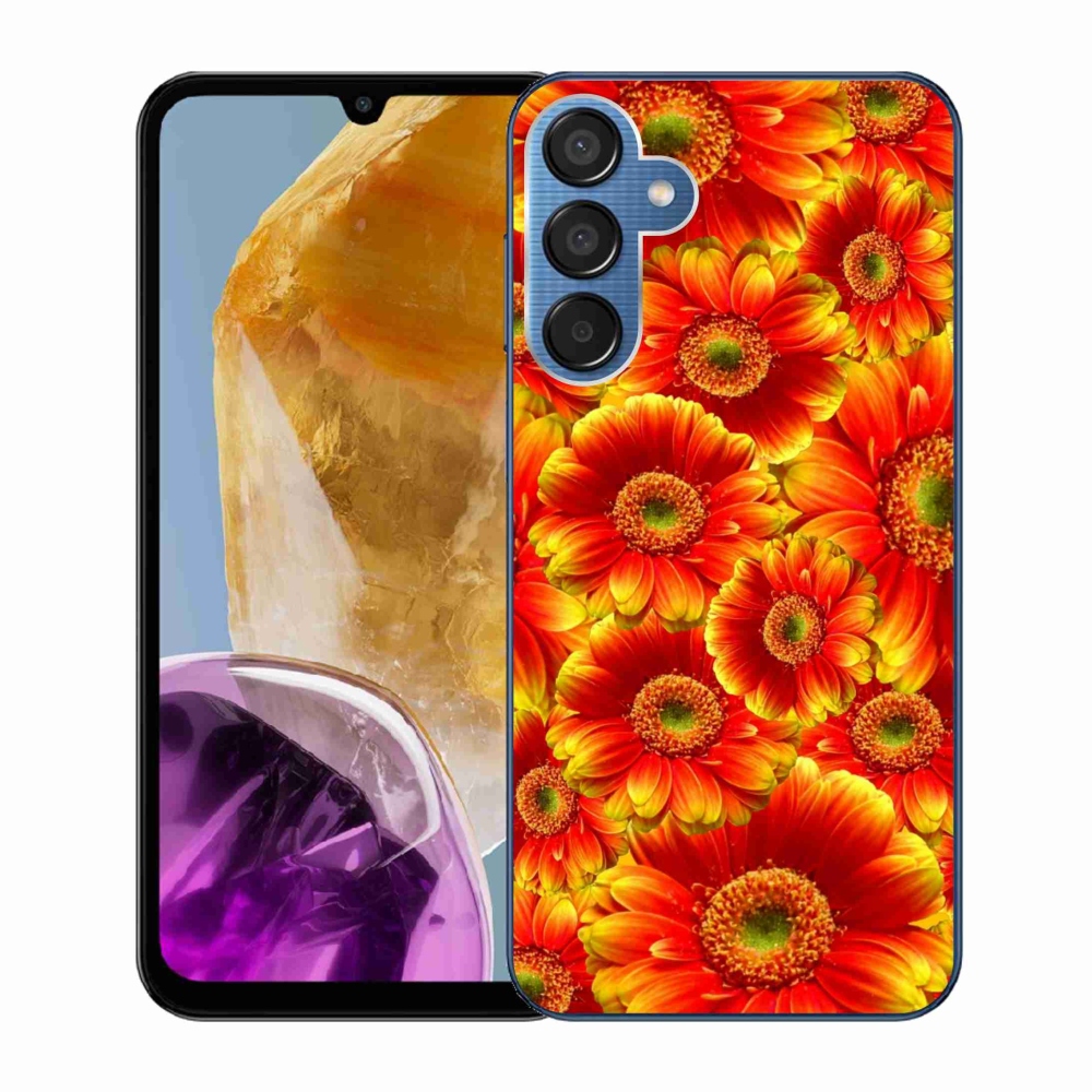 Zselés borítás mmCase Samsung Galaxy M15 5G - gerbera 1