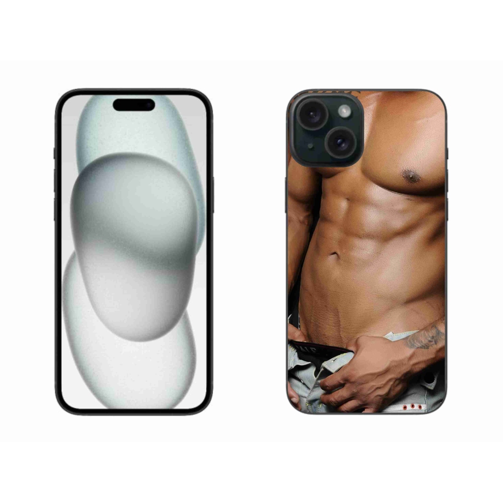 Gél borítás mmCase iPhone 15 Plus készülékhez - szexi férfi