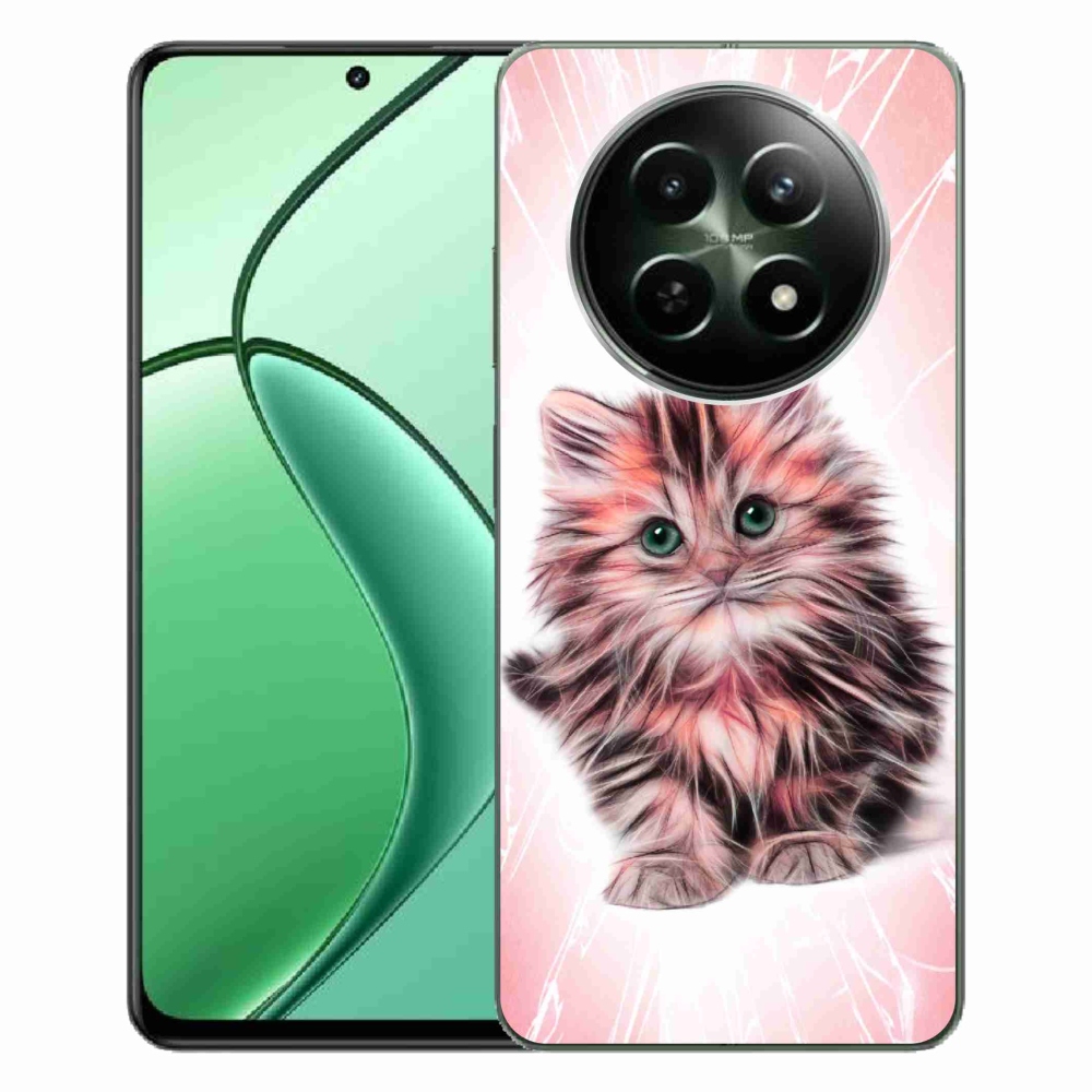 Gél borítás mmCase a Realme 12 5G/12x 5G készülékhez - aranyos cica