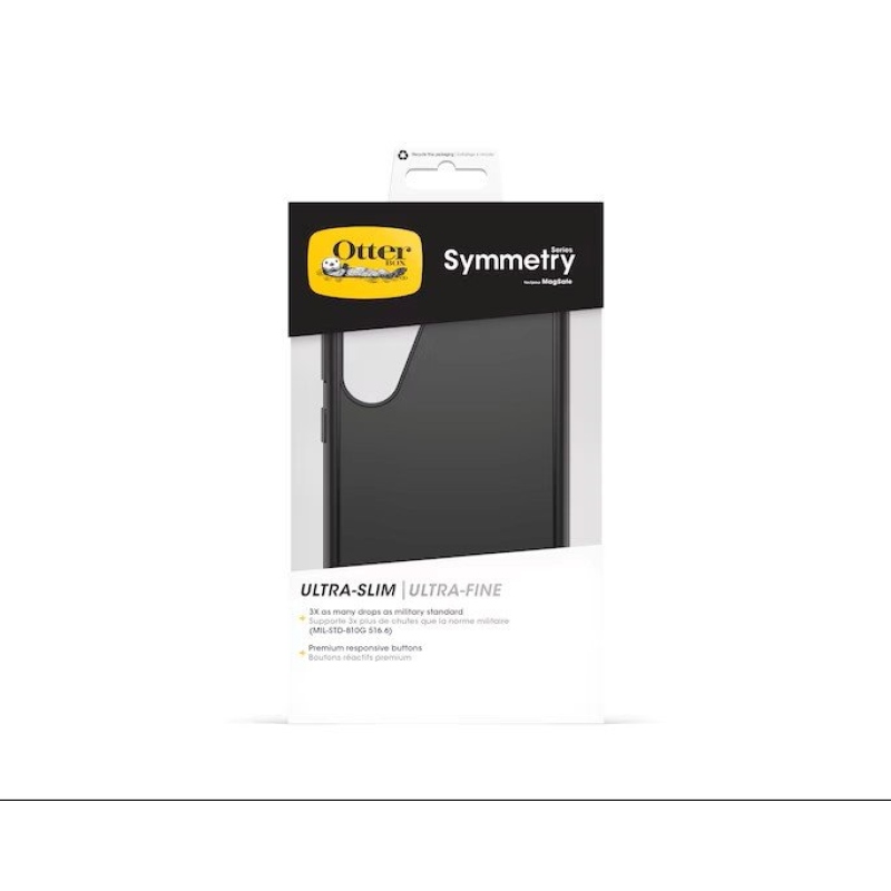 GP-FPS936OB Samsung by Otterbox Symmetry védőburkolat Galaxy S25+-hoz Fekete