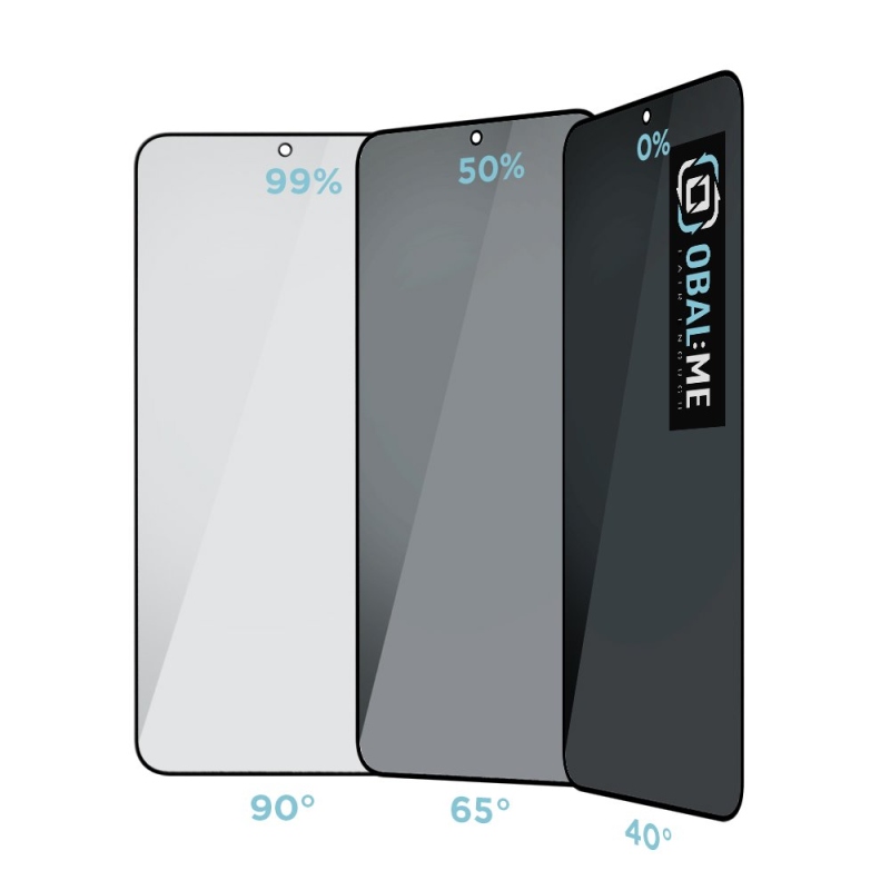 CSOMAG:ME Privacy 5D edzett üveg Samsung Galaxy S25+ Fekete