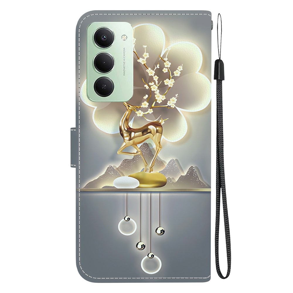 Sokoldalú könyvtáska Xiaomi Redmi 15 4G (171mm) - szarvas sika