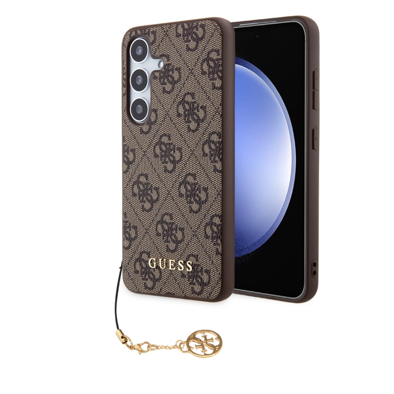 Guess 4G Charm hátlap Samsung Galaxy S24 barna hátlap Samsung Galaxy S24 barna