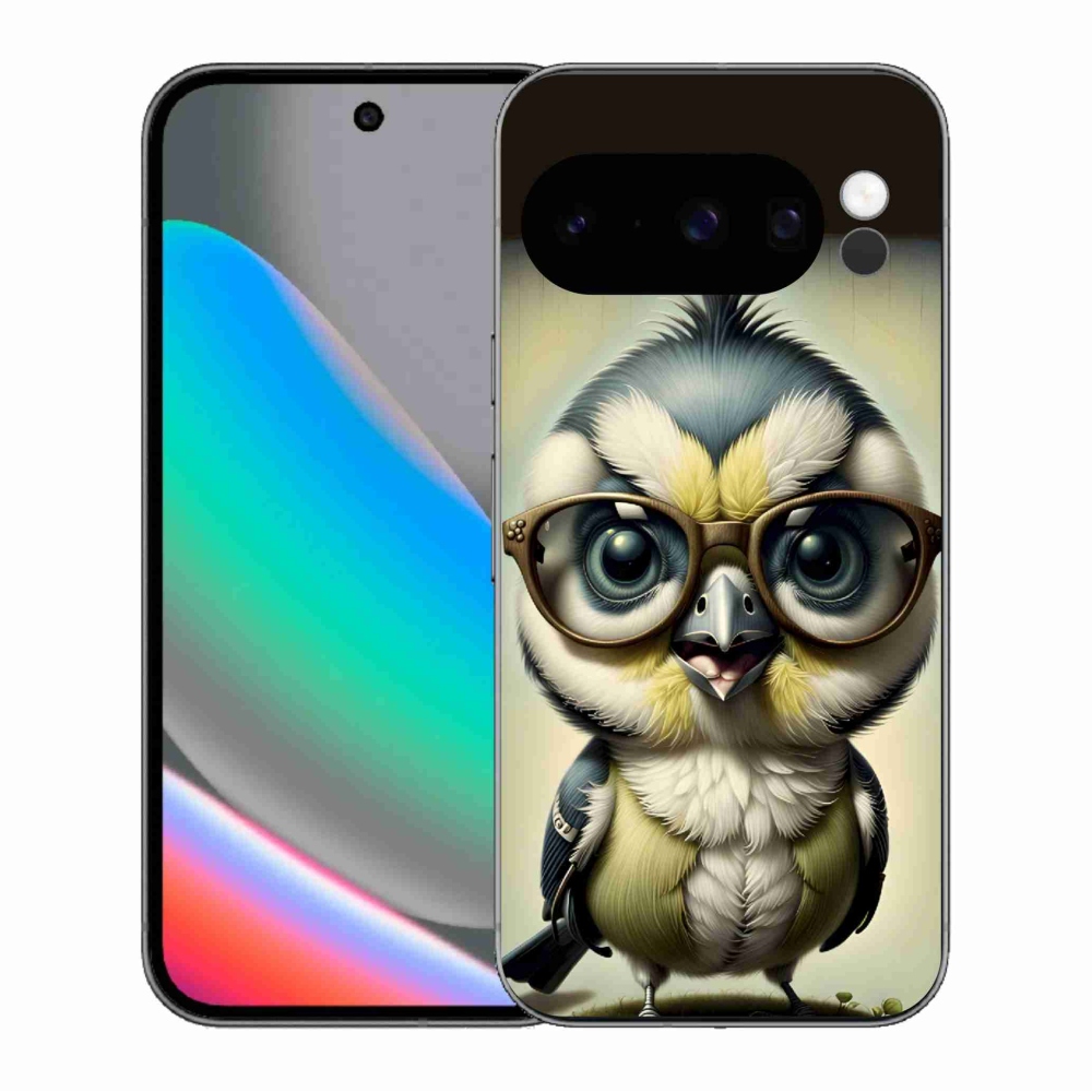Zselés borítás mmCase a Google Pixel 10 Pro számára - kölyök szemüveggel