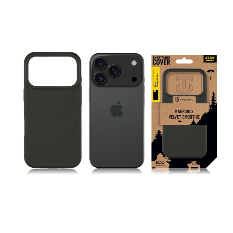 Taktikai MagForce bársony Smoothie borító az Apple iPhone 17 Pro Bazooka készülékhez