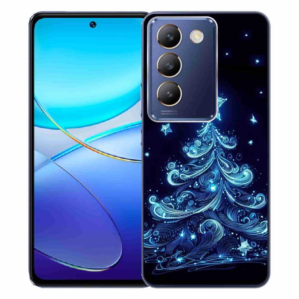 Gél borítás mmCase a Vivo V40 SE 4G/5G - neon karácsonyfa 4