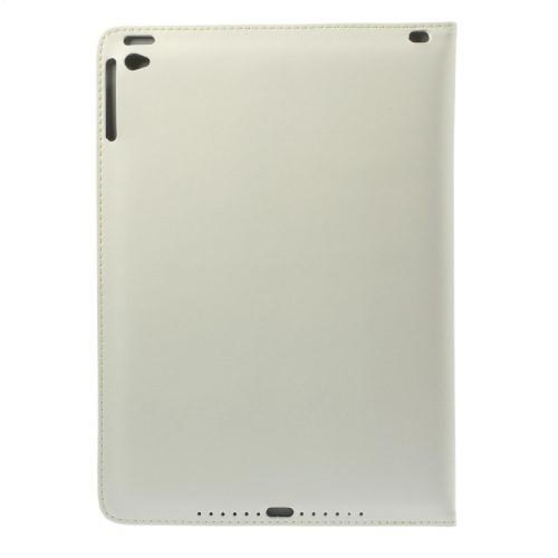Kusi PU bőr tok állvánnyal iPad Air 2 készülékhez - fehér