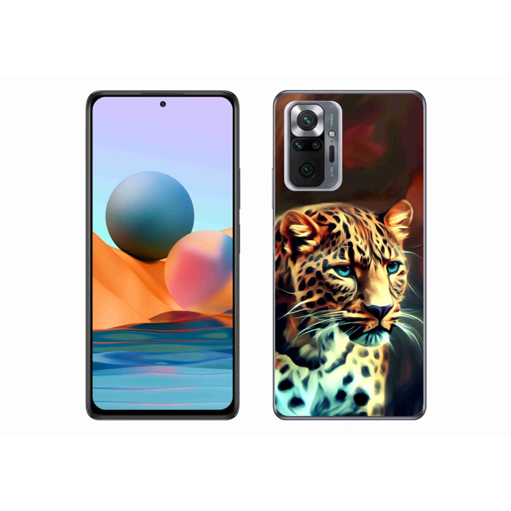 Gél borítás mmCase a Xiaomi Redmi Note 10 Pro készülékhez - leopárd