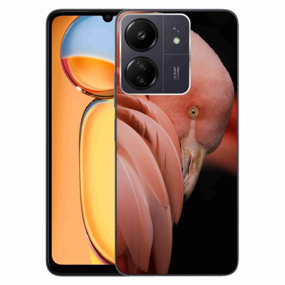 Gél borítás mmCase a Xiaomi Poco C65/Redmi 13C - flamingó 3
