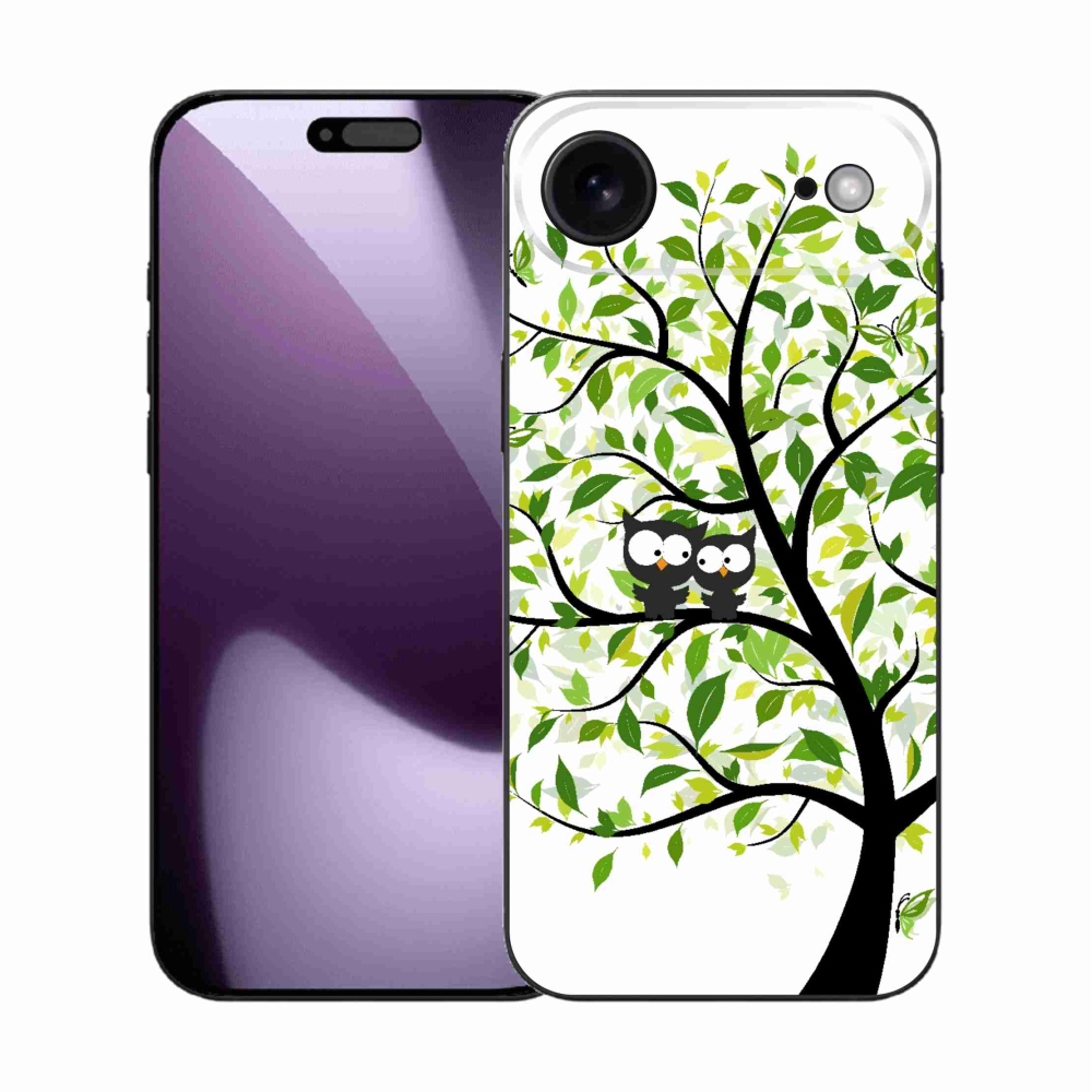 Gél borítás mmCase iPhone 17 Air készülékhez - baglyok a fán